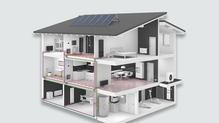 Rendering of a house