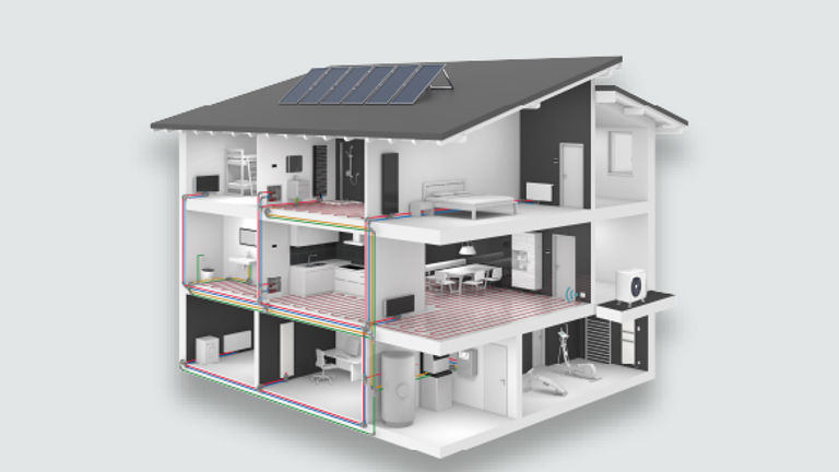 Rendering of a house
